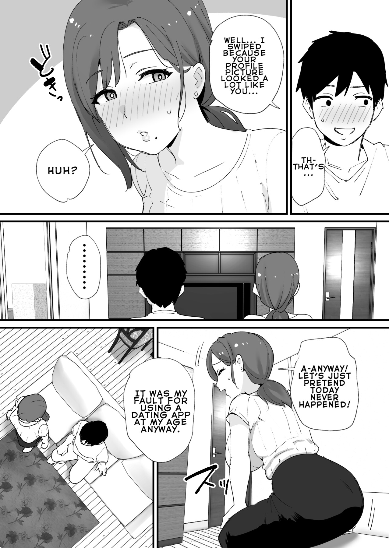 Hentai Manga Comic-The Time I Matched With My Admired Friend's Mom-Read-11